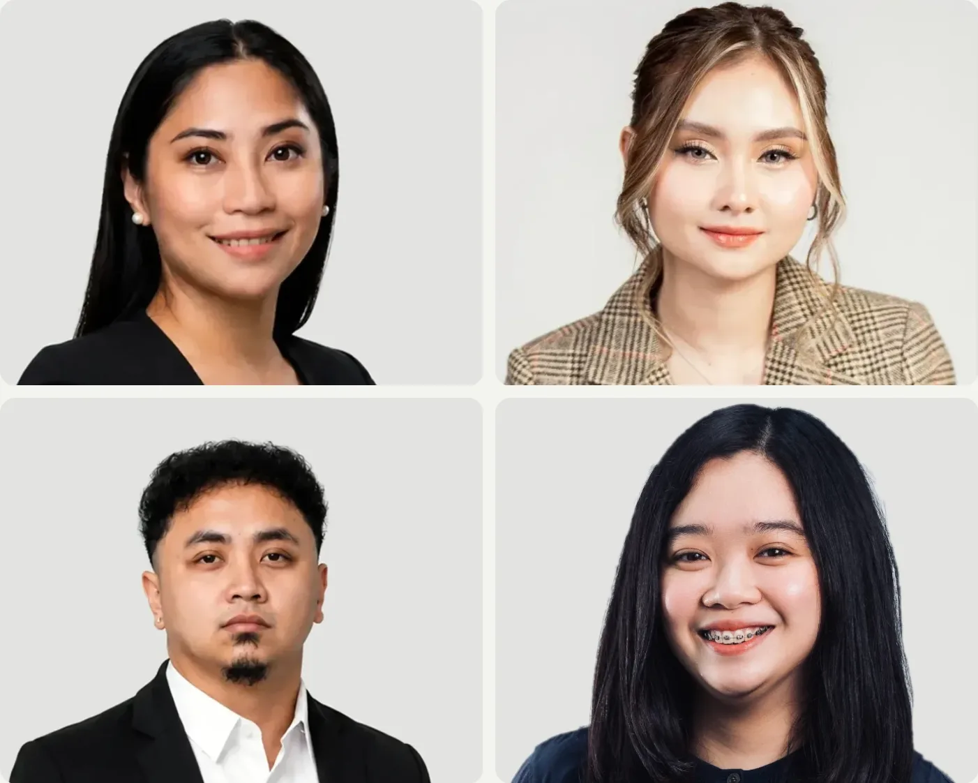 Tarino's team: Sheila See, Kristina Navallo, Henry Virata and Marbb Calindro